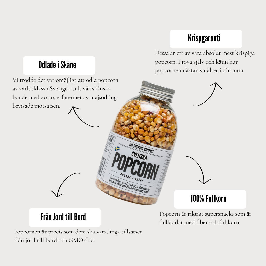 SVENSKA POPCORN 380 G