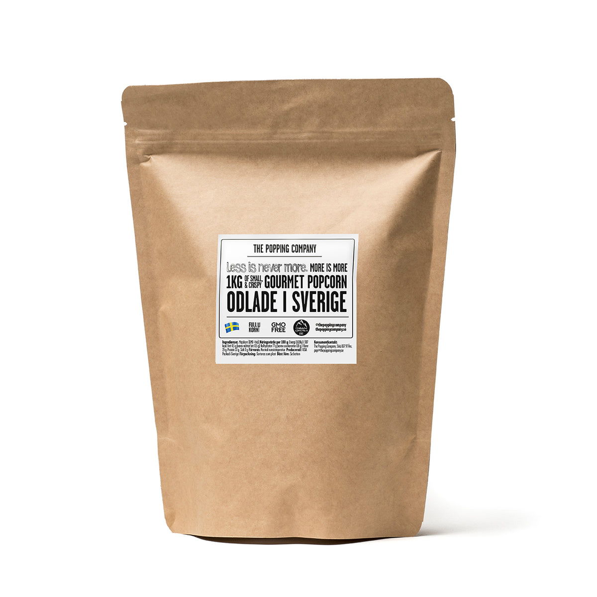 1KG SVENSKA POPCORN